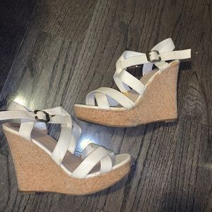 Aldo cork wedges